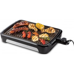 Гриль George Foreman барбекю Smokeless BBQ Grill 1606Вт, темп. режимов-3, съёмные пластины, пластик, черный