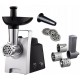 Мясорубка Tefal HV1 7in1, 1400Вт, 1.7кг/мин, 3 решетки, насадка для колбас, 3 терки, пластик, черно-серебристый