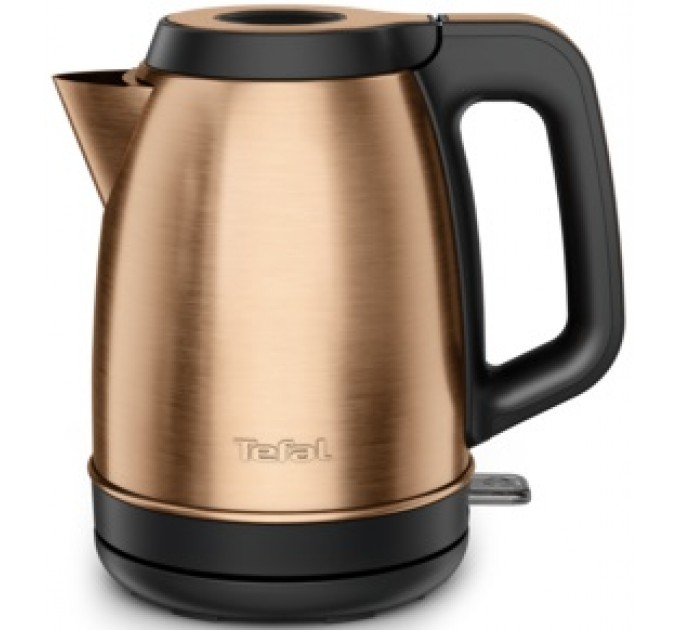 Електрочайник Tefal Coppertinto 1.7л, Strix, нержавіюча сталь, бронзовий