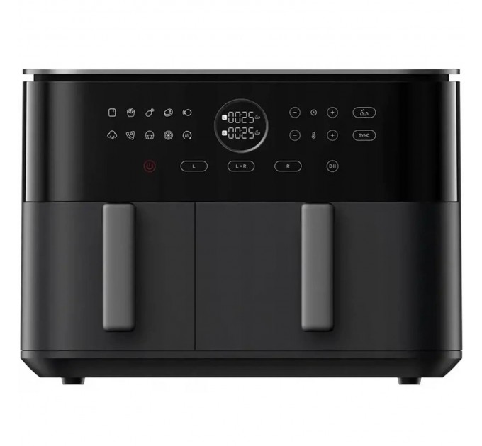 Мультипіч Xiaomi Dual Zone Air Fryer 10L 2700Вт, чаша-10л, сенсорне управл., пластик, чорний