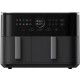 Мультипіч Xiaomi Dual Zone Air Fryer 10L 2700Вт, чаша-10л, сенсорне управл., пластик, чорний