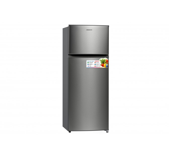 Холодильник ARDESTO с верхн. мороз., 143x55х55, холод.отд.-164л, мороз.отд.-40л, 2дв., А+, ST, серебристый