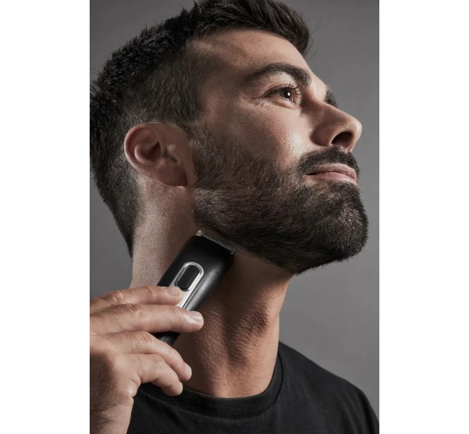 Триммер Rowenta Stylis для бороды и усов, сеть+акум., насадок-1, сталь, черный