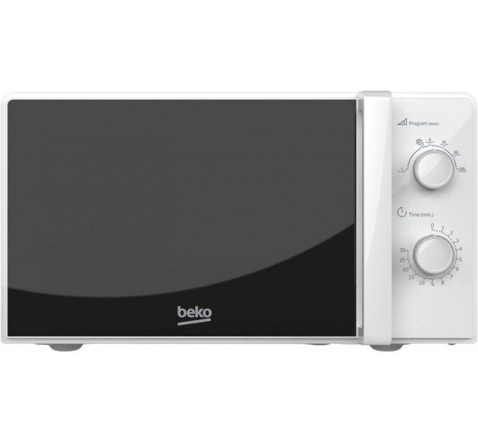 Микроволновая печь Beko, 20л, мех. управл., 700Вт, белый