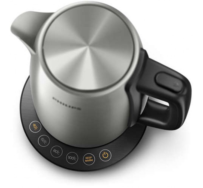 Електрочайник Philips Avance Collection 1.7л, 4 темп.реж, метал