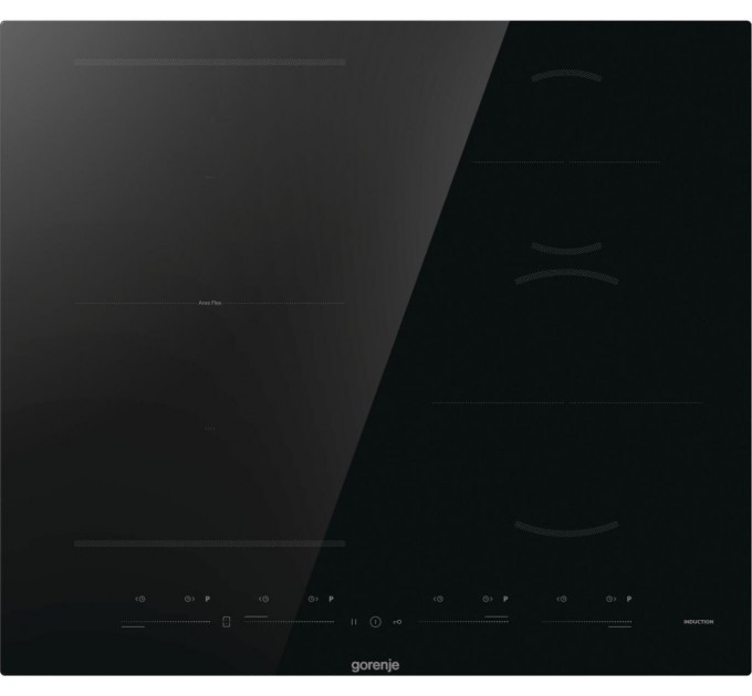 Варильна поверхня Gorenje індукційна, 60см, PowerBoost, TouchControl, збільшена площа приготування, чорний