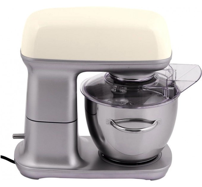 Кухонная машина Gorenje 1000Вт, чаша-металл, корпус-металл, насадок-4, серебристо-бежевый