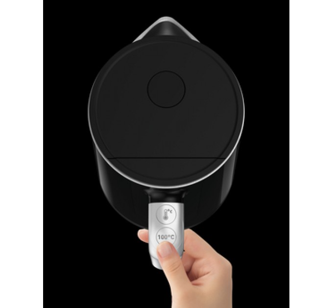 Электрочайник Tefal DIGITAL, 1.7л, LED дисплей, с двойными стенками, глянец, черный