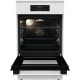 Плита Gorenje электрическая индукционная, 70л, 50x60см, дисплей, программатор IconLed, обьединение комфорок, белый