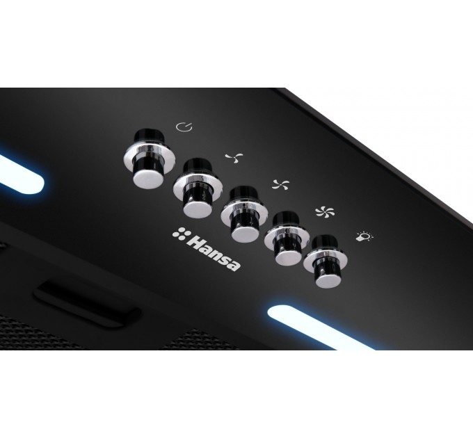 Витяжка Hansa вбудована, 55см, 400м.куб/год., чорна