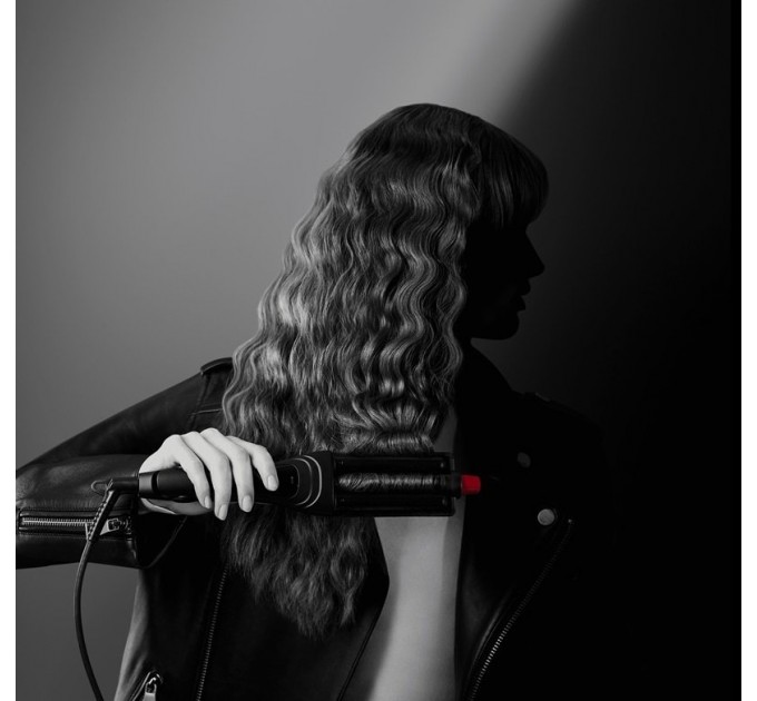 Плойка Rowenta Karl Lagerfeld Waves Addict Hair Waver для волн , >230Вт, темп.режимов-6, 120-210С, вращение, керам., черн.