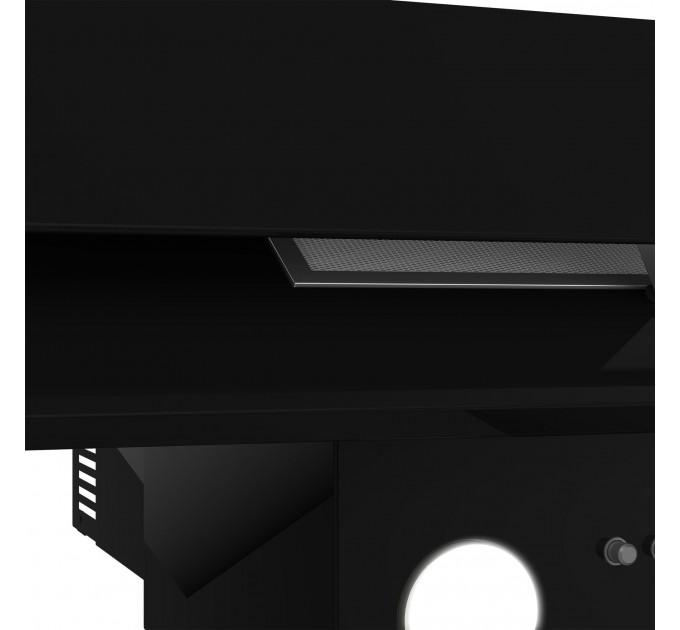 Вытяжка Beko наклонная, 60см, 405м.куб/ч, черный