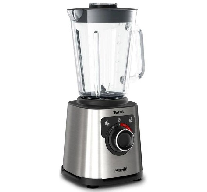 Блендер Tefal стационарный Perfect mix+, 1200Вт, чаша-1750мл, скло, сталь-черный