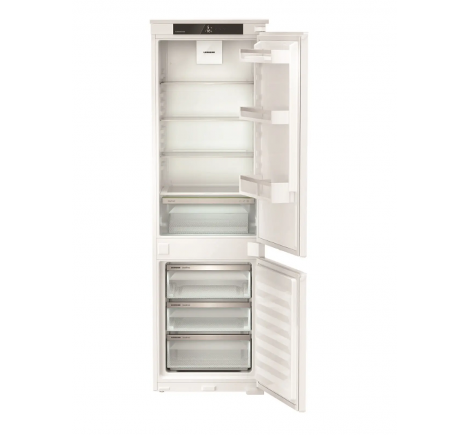 Холодильник Liebherr встраиваемый с нижн. мороз., 177x54.1х54.5, холод.отд.-182л, мороз.отд.-80л, 2дв., E, ST, диспл внутр., белый