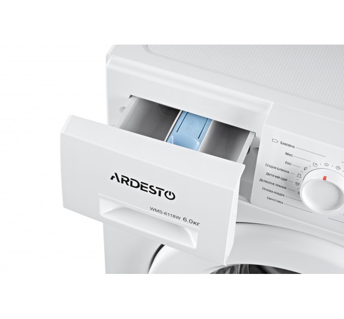 Стиральная машина ARDESTO фронтальная, 6кг, 1000, А++, 44см, белый