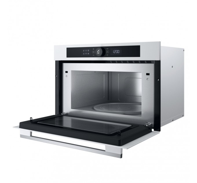 Мікрохвильова піч Whirlpool вбудована, 31л, електронне упр., 1000Вт, гриль, дисплей, білий