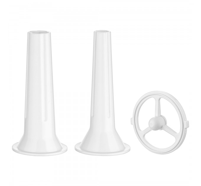 Кухонна машина Sencor 1000Вт, чаша-метал, корпус-пластик, насадок-15, біло-золотий