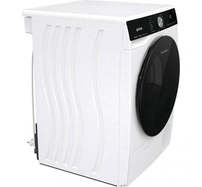 Сушильная машина Gorenje тепловой насос, 9кг, A++, 60см, дисплей, 15 программ, подсветка барабана, белый