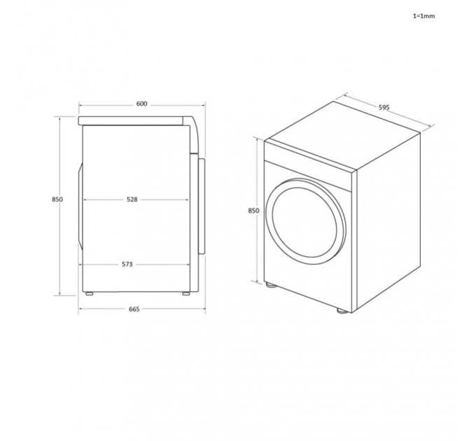 Сушильная машина Haier тепловой насос, 9кг, A+++, 59,5см, дисплей, пар, серебристый
