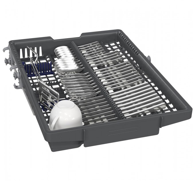 Посудомийна машина Siemens вбудована, 10компл., A+, 45см, дисплей, 3й кошик, білий