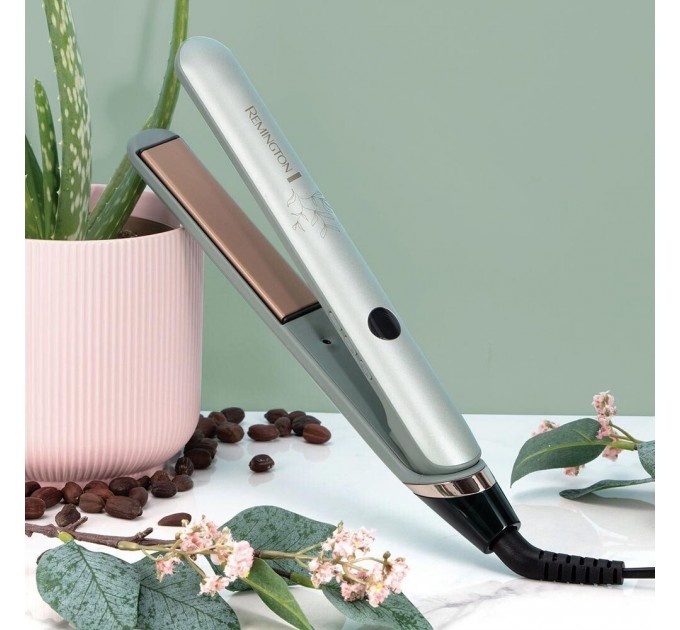 Випрямляч Remington Botanicals, >300Вт, темп.режимів-10, 150-230С, дисплей, кераміка, сіро-зелений