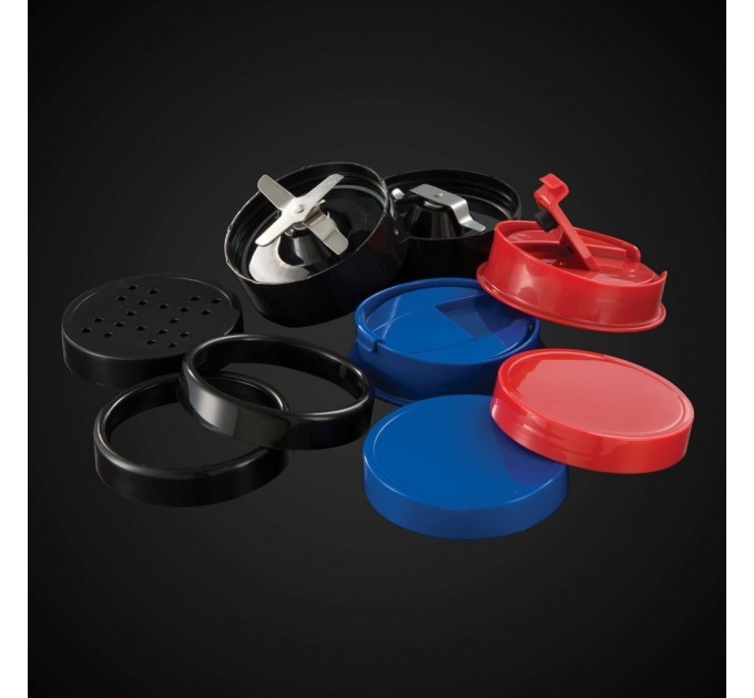 Блендер Russell Hobbs стационарный Nutri Boost 700Вт, чаша-700мл, чопер 300мл, серебристо-черный