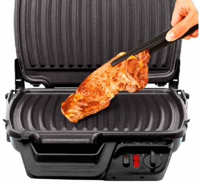 Гриль Tefal прижимной Ultracompact 2000Вт, темп. режимов-3, съёмные пластины, раскрытие на 180°, металл