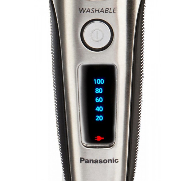 Бритва електр. Panasonic сіткова, 13000 об/хв, бритв.головок-3, Li-Ion, сух.+волог., тример, сірий