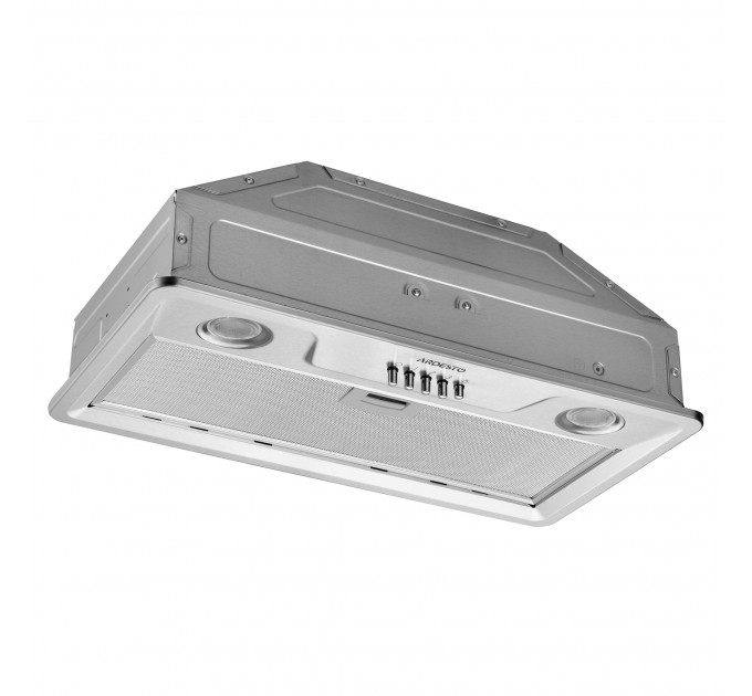 Вытяжка ARDESTO встраиваемая, 52см, 450м3ч, метал, 2х1Вт LED, кнопочное, нерж