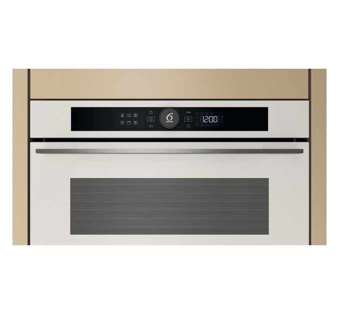 Мікрохвильова піч Whirlpool вбудована, 31л, електронне упр., 1000Вт, гриль, дисплей, білий