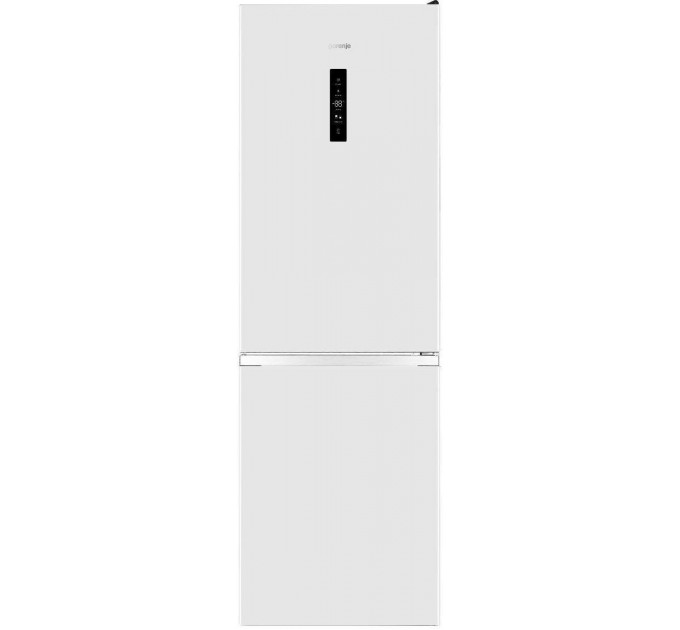 Холодильник Gorenje с нижн. мороз., 185х60х60см, 2 дв., Х- 207л, М- 93л, A+, NoFrost Plus, Fresh zone, дисплей, белый