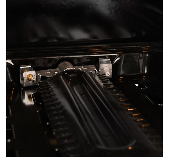 Плита ARDESTO газова, 50л, 50x60см, скляна кришка, електропідпал, таймер, термометр, каво адаптер, форсунки LPG (підключення газового балона), чорний