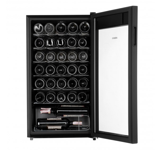 Холодильник ARDESTO для вина, 84.2x48х44, мороз.отд.-96л, зон - 1, бут-34, ST, диспл внутр., черный