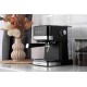 Кавоварка ARDESTO ріжкова 1.5л, мелена, ручний капучинатор, сенсорне керування, чорно-сріблястий
