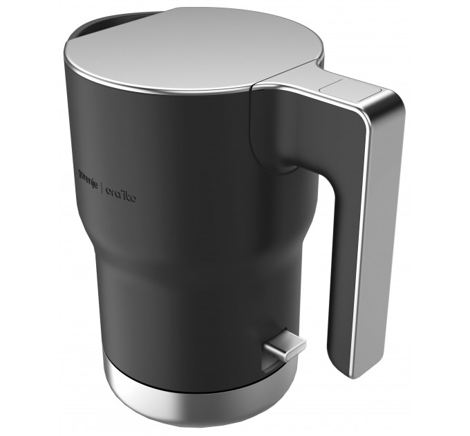 Електрочайник Gorenje 1.5л, з подвійними стінками, чорний матовий