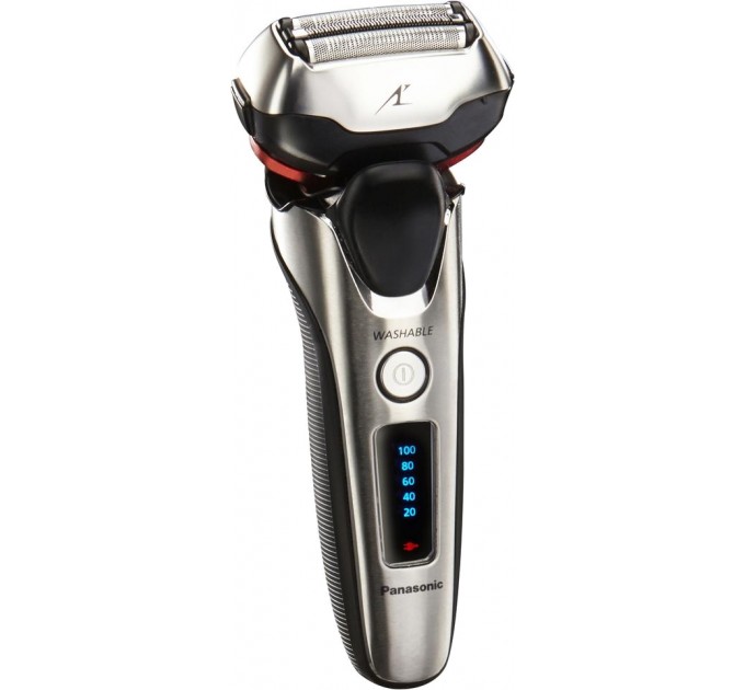 Бритва електр. Panasonic сіткова, 13000 об/хв, бритв.головок-3, Li-Ion, сух.+волог., тример, сірий