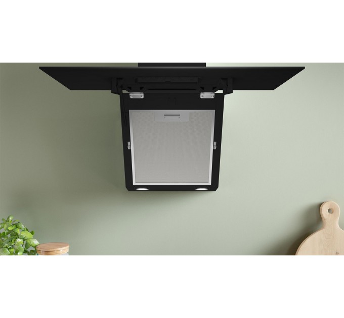 Вытяжка Bosch наклонная, 60см, 400 м.куб/ч, черный