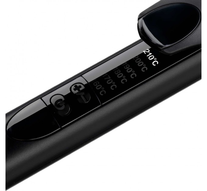 Плойка Babyliss, 37Вт, темп.режимів-6, D -19mm, 160-210С, термо килимок, кварц, кераміка, чорно-рожевий