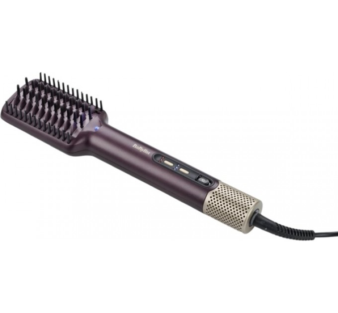 Фен-щетка Babyliss Air Power, 900Вт, режимов-3, хол. обдув, 2 насадки, фиолетовый