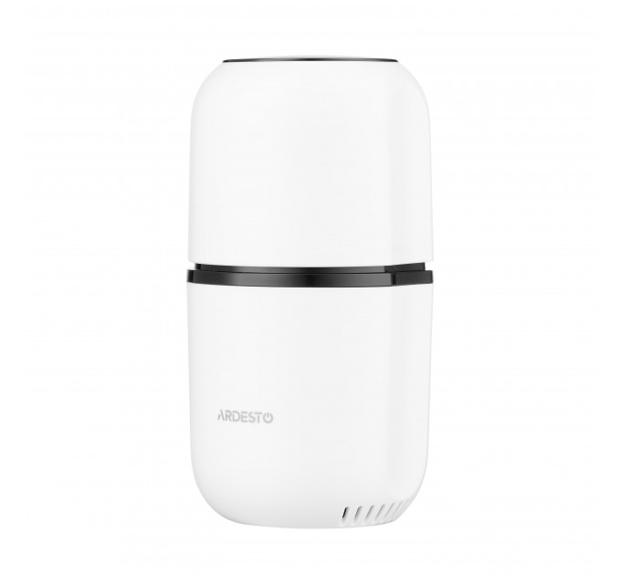 Кавомолка ARDESTO роторна 150Вт, об'єм зерен-80г, пластик, білий