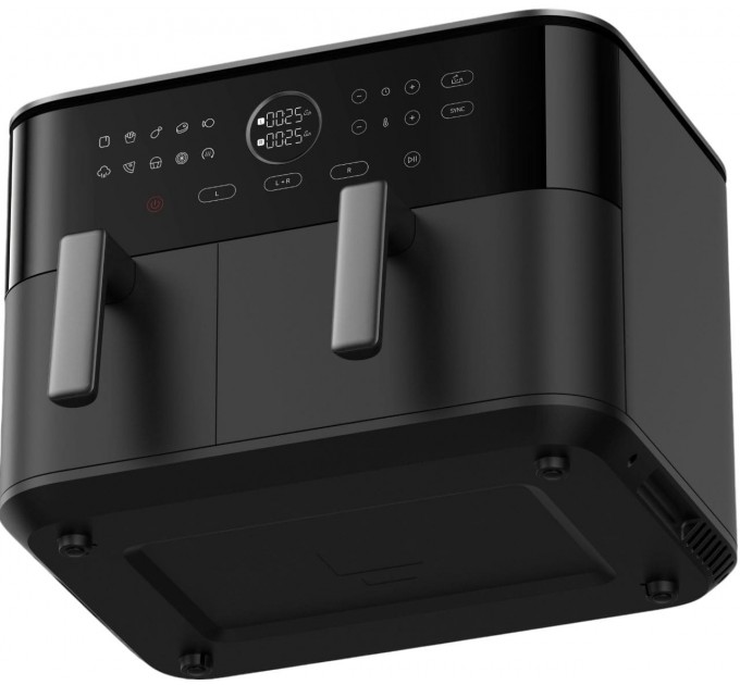 Мультипіч Xiaomi Dual Zone Air Fryer 10L 2700Вт, чаша-10л, сенсорне управл., пластик, чорний