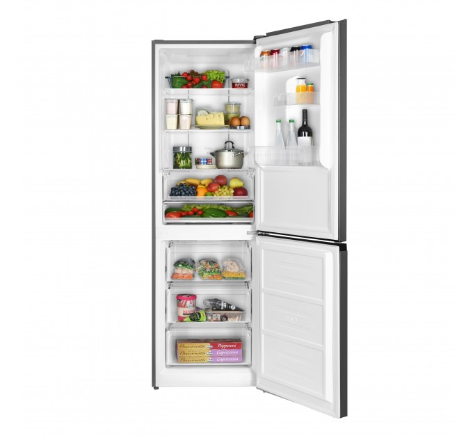 Холодильник ARDESTO с нижн. мороз., 184x60х66.5, холод.отд.-218л, мороз.отд.-97л, 2дв., А+, NF, зона св-ти, нерж