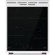 Плита Gorenje электрическая индукционная, 70л, 50x60см, дисплей, программатор IconLed, обьединение комфорок, белый