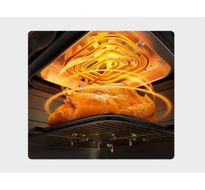 Мультипіч Xiaomi Dual Zone Air Fryer 10L 2700Вт, чаша-10л, сенсорне управл., пластик, чорний