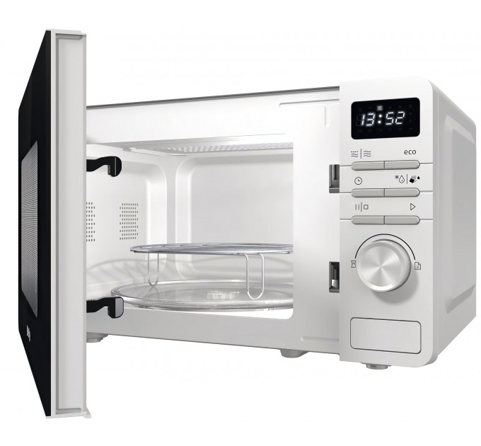 Микроволновая печь Gorenje, 20л, электр. управл., 800Вт, дисплей, белый