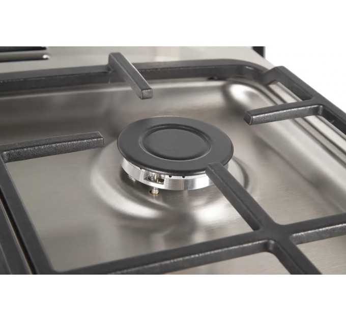 Плита Hansa комби, 62л, 50x60см, дисплей, конвекция, чугун, нерж