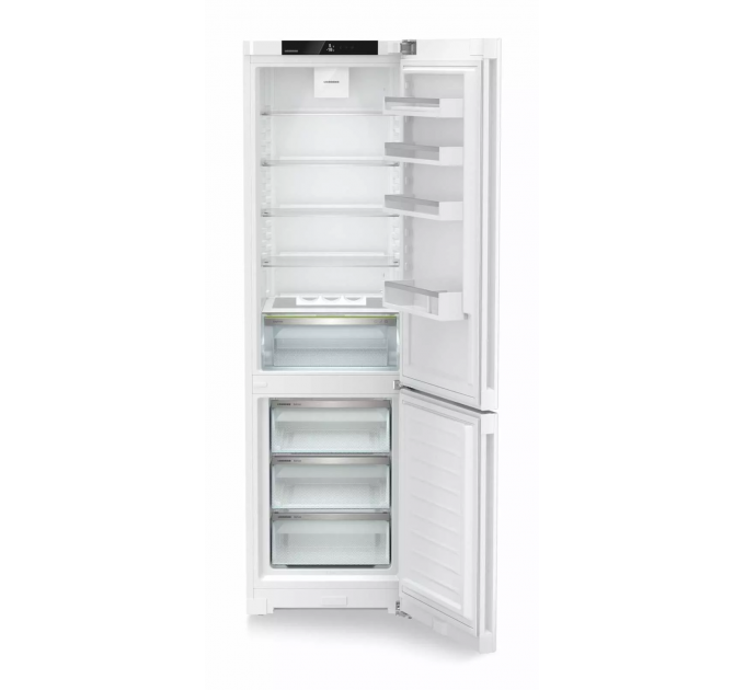 Холодильник Liebherr с нижн. мороз., 201.5x59.7х67.5, холод.отд.-266л, мороз.отд.-94л, 2дв., А++, NF, диспл внутр., белый