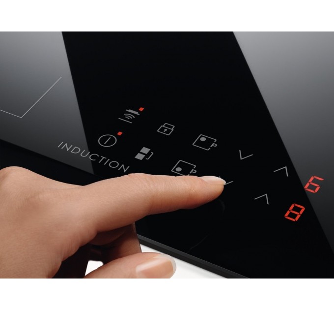 Варильна поверхня Electrolux індукційна, 60см, Hob2Hood, чорний