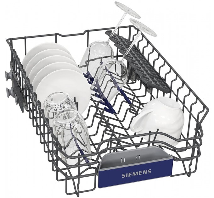 Посудомийна машина Siemens вбудована, 10компл., A+, 45см, дисплей, 3й кошик, білий