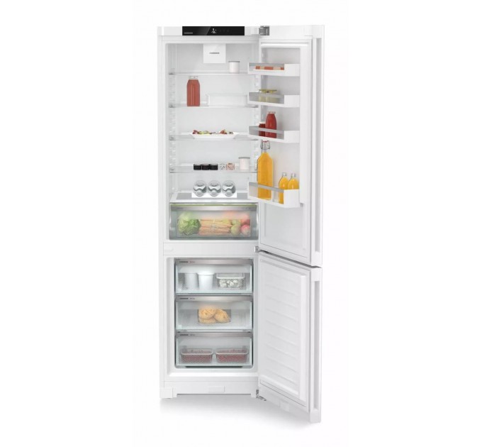 Холодильник Liebherr с нижн. мороз., 201.5x59.7х67.5, холод.отд.-266л, мороз.отд.-94л, 2дв., А++, NF, диспл внутр., белый